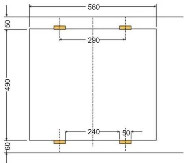 AMICA EC 744 000 E - Instalácia dosky - uchyt PG4* - 4
