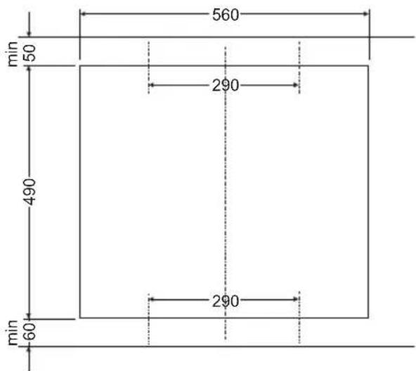 AMICA EC 744 000 E - Instalacija plošće - nosilec PG4* - 3