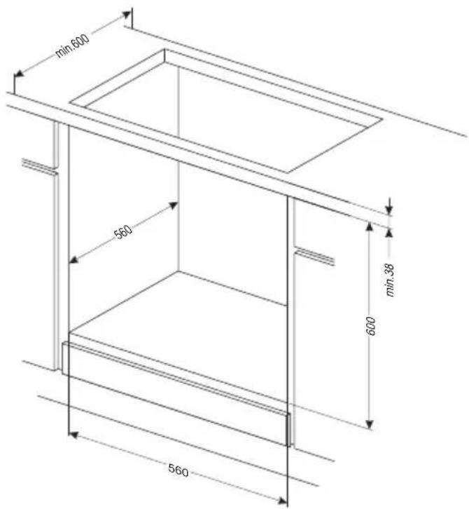 AMICA EB 947 610 E - Installation du four. - 1