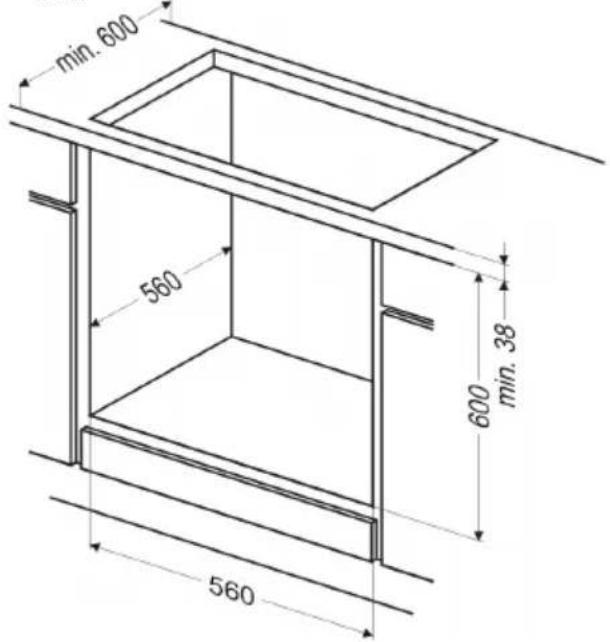 AMICA EB 947 610 E - Installing the oven - 1
