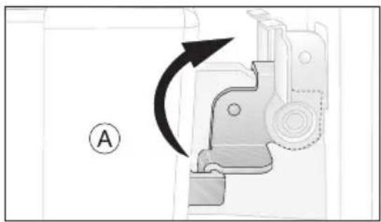 ARTHUR MARTIN ELECTROLUX FE 3414 NG - Décrochage de la porte du four - 2