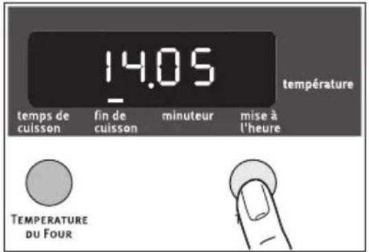 ARTHUR MARTIN ELECTROLUX FE 3414 NG - Temps de cuisson et Fin de cuisson combinées - 3