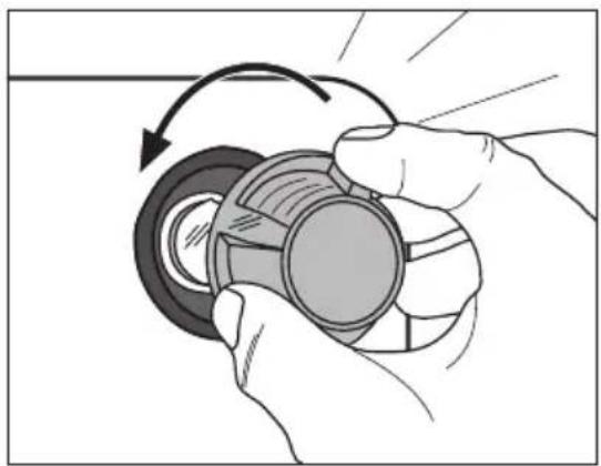 ARTHUR MARTIN ELECTROLUX FE 3414 NG - Remplacer la lampe du four/nettoyer la vitre de protection - 1