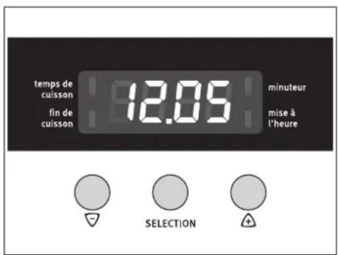 ARTHUR MARTIN ELECTROLUX FE 2408 W - Régler et modifier l'heure du jour - 5