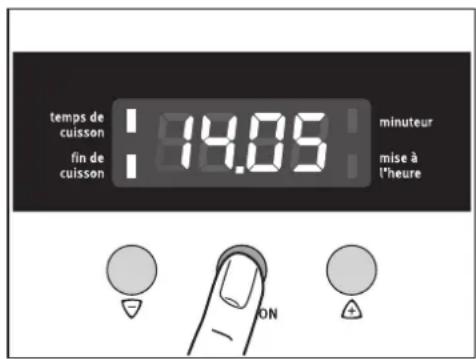 ARTHUR MARTIN ELECTROLUX FE 2408 W - Combinaison de temps de cuisson et fin de cuisson. - 3