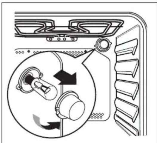 ARTHUR MARTIN ELECTROLUX EKD607701X - Débranche l'appareil de l'alimentation, avant de remplacer l'ampoule. - 1