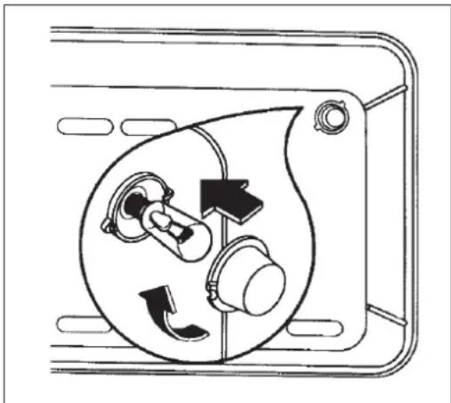 ARTHUR MARTIN ELECTROLUX CZ7600MCX - Remplacement de la lampedu four - 1