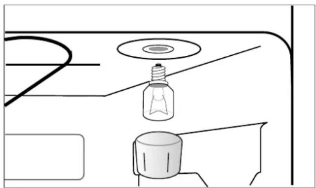 ARTHUR MARTIN ELECTROLUX CG5035W - Remplacement de la lampe du four - 1