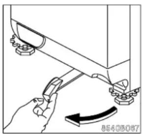 ARTHUR MARTIN ELECTROLUX AW 1039T - Déplacement de l'appareil - 1