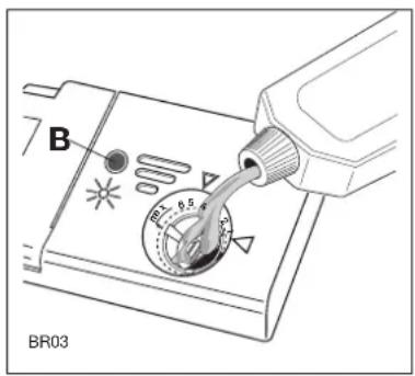 ARTHUR MARTIN ELECTROLUX ASF 1649 - Contrôle de la réserve de produit de rençage. - 2