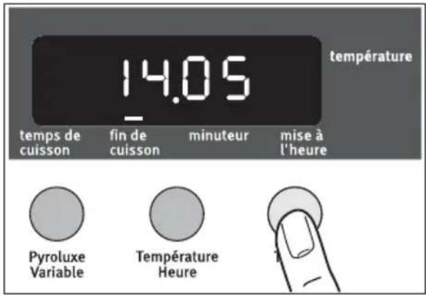 ARTHUR MARTIN ELECTROLUX AOC 45040 K - Temps de cuisson et Fin de cuisson combinées - 2