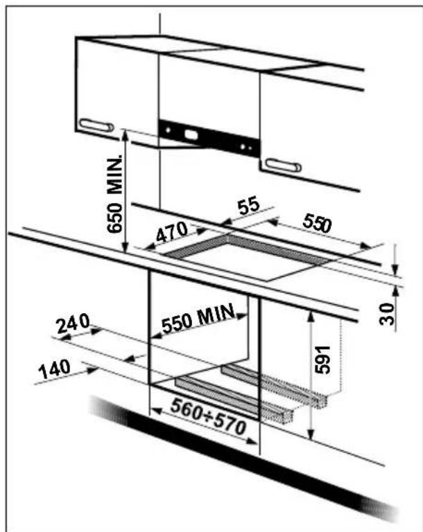 ARTHUR MARTIN ELECTROLUX AHT60331W - Côtés d'encastrement - 2