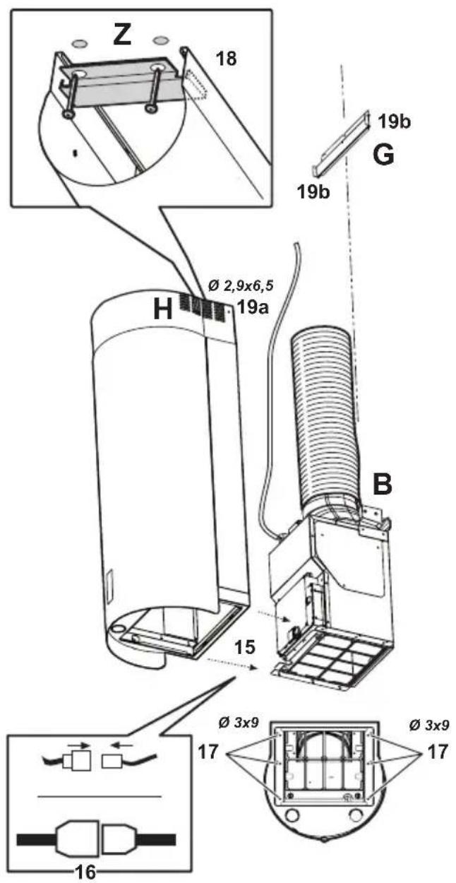 ARTHUR MARTIN ELECTROLUX AFC40850X - Consignes de sécurité pour Consignes de sécurité pour l'électricien'électricien - 6