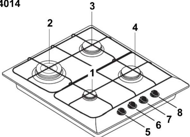 ARTHUR MARTIN ELECTROLUX TG4018T - Modèle TG 4014 - 1