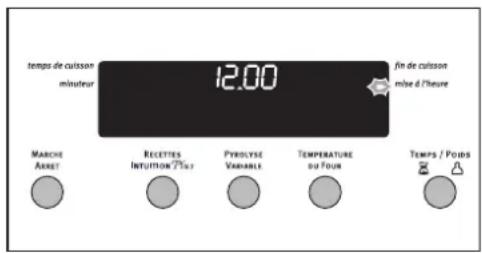 ARTHUR MARTIN ELECTROLUX FE 6681 X - Régler et modifier l'heure du jour - 3