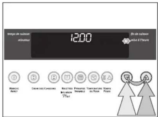 ARTHUR MARTIN ELECTROLUX FE 6471 NG - Régler et modifier l'heure du jour - 3