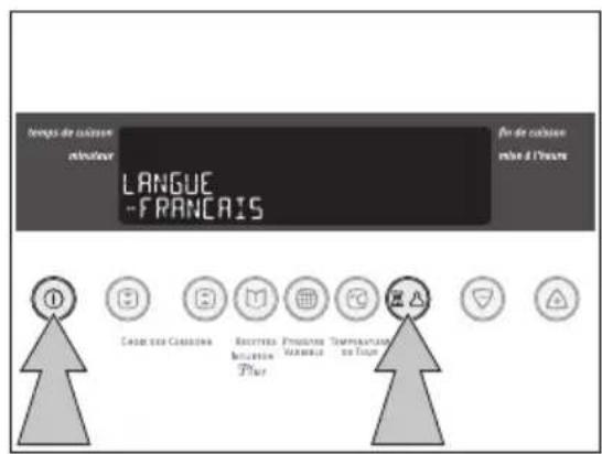 ARTHUR MARTIN ELECTROLUX FE 6471 NG - Réglage de la luminosité de l'affichage. - 1