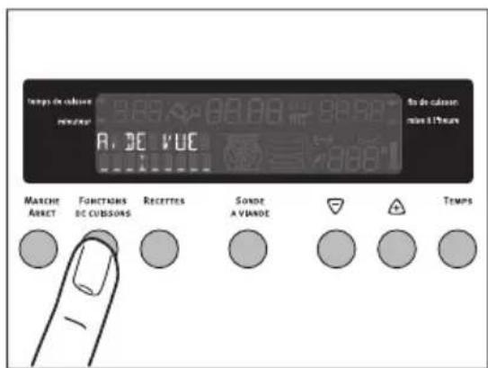 ARTHUR MARTIN ELECTROLUX FE 6467 - Réglage de la luminosité de l'affichage. - 2