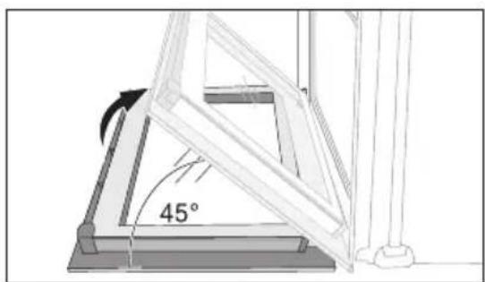 ARTHUR MARTIN ELECTROLUX FE 6467 - Démontage des vitres de la porte - 3