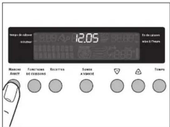 ARTHUR MARTIN ELECTROLUX FE 6467 - Mettre à l'arrêt le four - 1