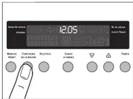 ARTHUR MARTIN ELECTROLUX FE 6467 - Désactiver la fonction du four - 1