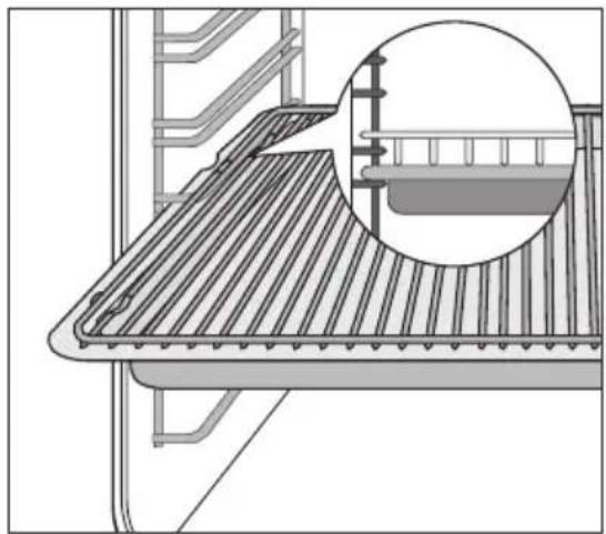 ARTHUR MARTIN ELECTROLUX FE 6467 - Installez la grille et la plaque du four ensemble : - 1