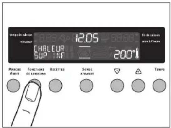 ARTHUR MARTIN ELECTROLUX FE 6467 - Mettre le four en fonctionnement - 1