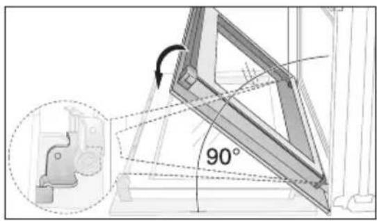 ARTHUR MARTIN ELECTROLUX FE 6467 - Démontage des vitres de la porte - 1