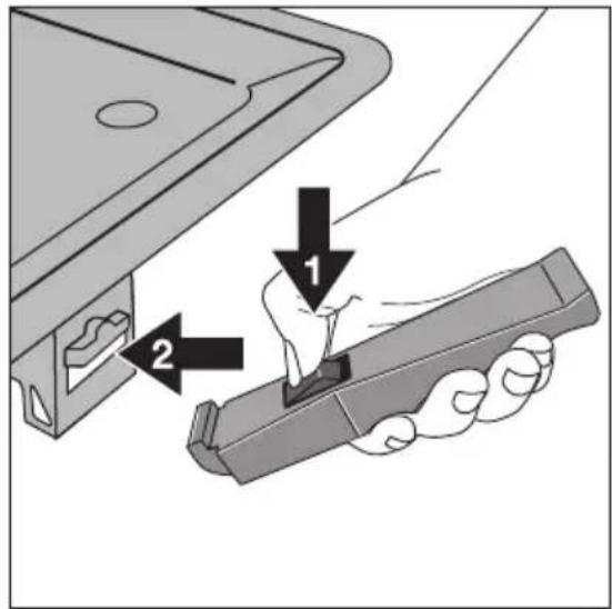 ARTHUR MARTIN ELECTROLUX FE 6467 - Fixation de la poignée - 2