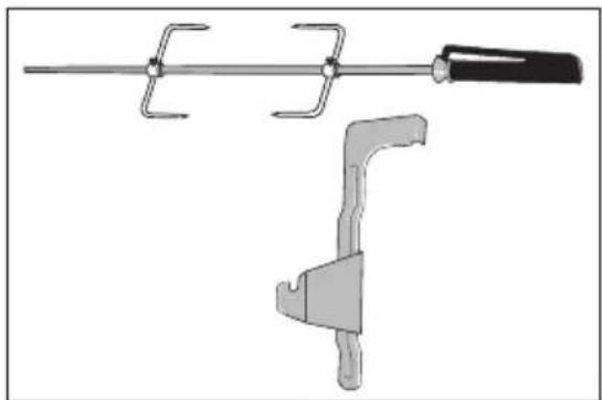 ARTHUR MARTIN ELECTROLUX FE 6467 - Broche avec support - 1