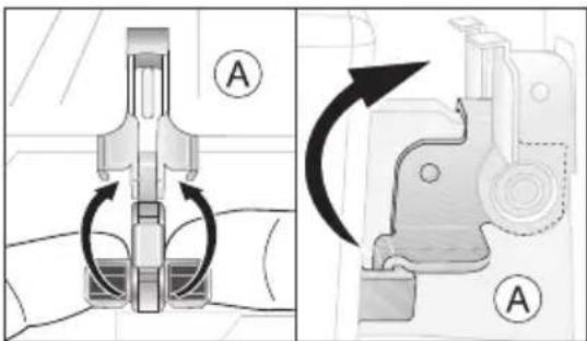 ARTHUR MARTIN ELECTROLUX FE 6467 - Décrochage de la porte du four - 2