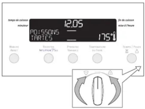 ARTHUR MARTIN ELECTROLUX FE 6451 NG - Modification de la température du four - 1