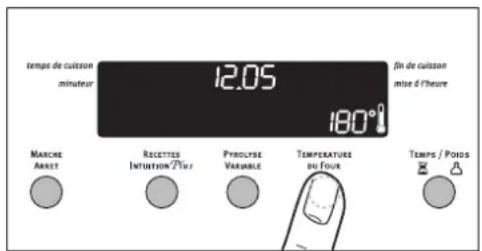 ARTHUR MARTIN ELECTROLUX FE 6451 NG - Afficher la température - 1