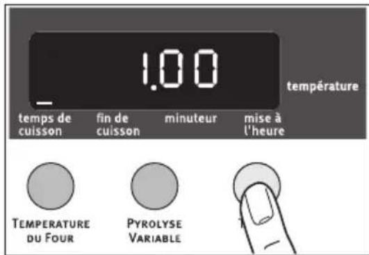 ARTHUR MARTIN ELECTROLUX FE 6427 AL - Temps de cuisson et Fin de cuisson combinées - 2