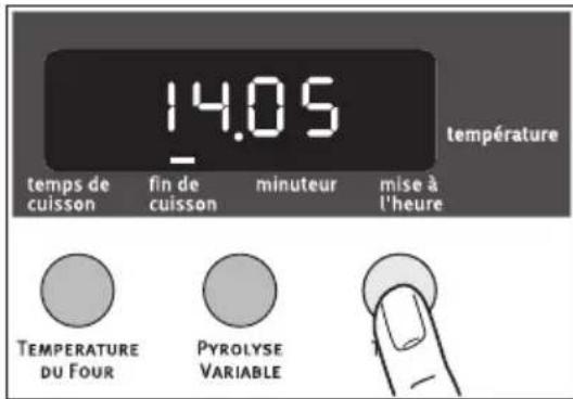 ARTHUR MARTIN ELECTROLUX FE 6427 AL - Temps de cuisson et Fin de cuisson combinées - 3