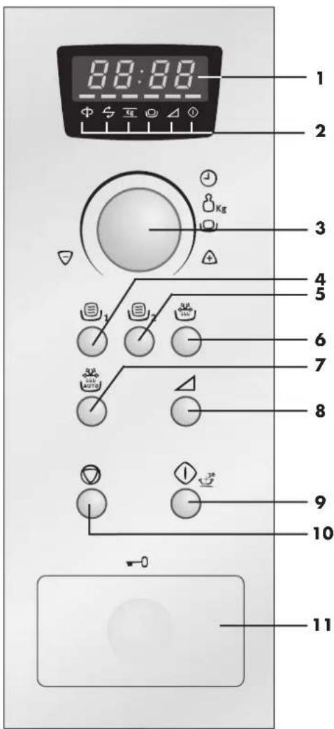ARTHUR MARTIN ELECTROLUX EM2712X - BANDEAU DE COMMANDE - 1