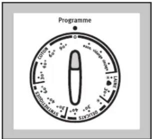 ARTHUR MARTIN ELECTROLUX AWF 1442 - Le sélecteur de programmes - 1