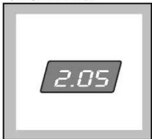 ARTHUR MARTIN ELECTROLUX AWF 1425 - Écran d'affichage (Temps restant) - 2