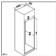 ARTHUR MARTIN ELECTROLUX AUF 2320 - Instructions pour l'encastrement - 2