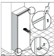 ARTHUR MARTIN ELECTROLUX AUF 2320 - Instructions pour l'encastrement - 4