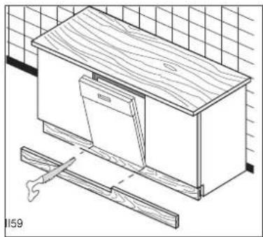 ARTHUR MARTIN ELECTROLUX ASL 673 - Adaptation du socle - 1