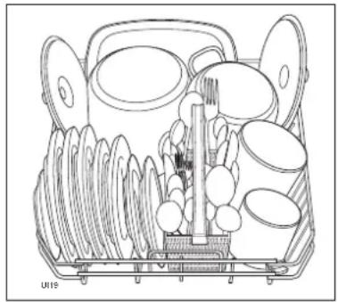 ARTHUR MARTIN ELECTROLUX ASL 673 - Les couteaux longs places verticalement constituent un danger potentiel. - 2