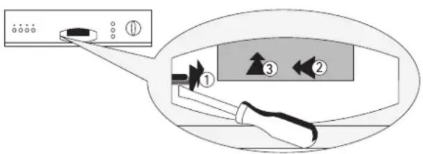 ARTHUR MARTIN ELECTROLUX ASF 2658 W - Sécurité de la porte du lave-vaisselle - 1