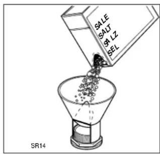 ARTHUR MARTIN ELECTROLUX ASF 2484 - Pour replir le réservoir: - 1