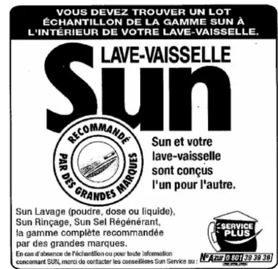 ARTHUR MARTIN ELECTROLUX ASF 2484 - Vaisse non indiquée pour le lavage en lave-vaisselle - 1