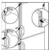 ARTHUR MARTIN ELECTROLUX AR7758B - Pour changer le sens d'ouverture des portes - 3