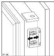 ARTHUR MARTIN ELECTROLUX AR7335I - Réversibilité du portillon du compartiment congélateur - 2