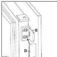 ARTHUR MARTIN ELECTROLUX AR7335I - Réversibilité du portillon du compartiment congélateur - 3