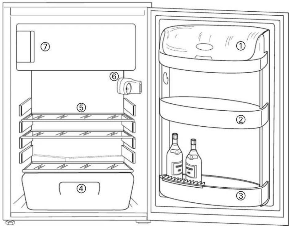 ARTHUR MARTIN ELECTROLUX AR6390T - DESCRIPTION DE L'APPAREIL - 1