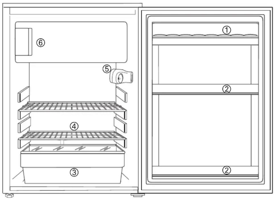 ARTHUR MARTIN ELECTROLUX AR6290T - DESCRIPTION DE L'APPAREIL - 1